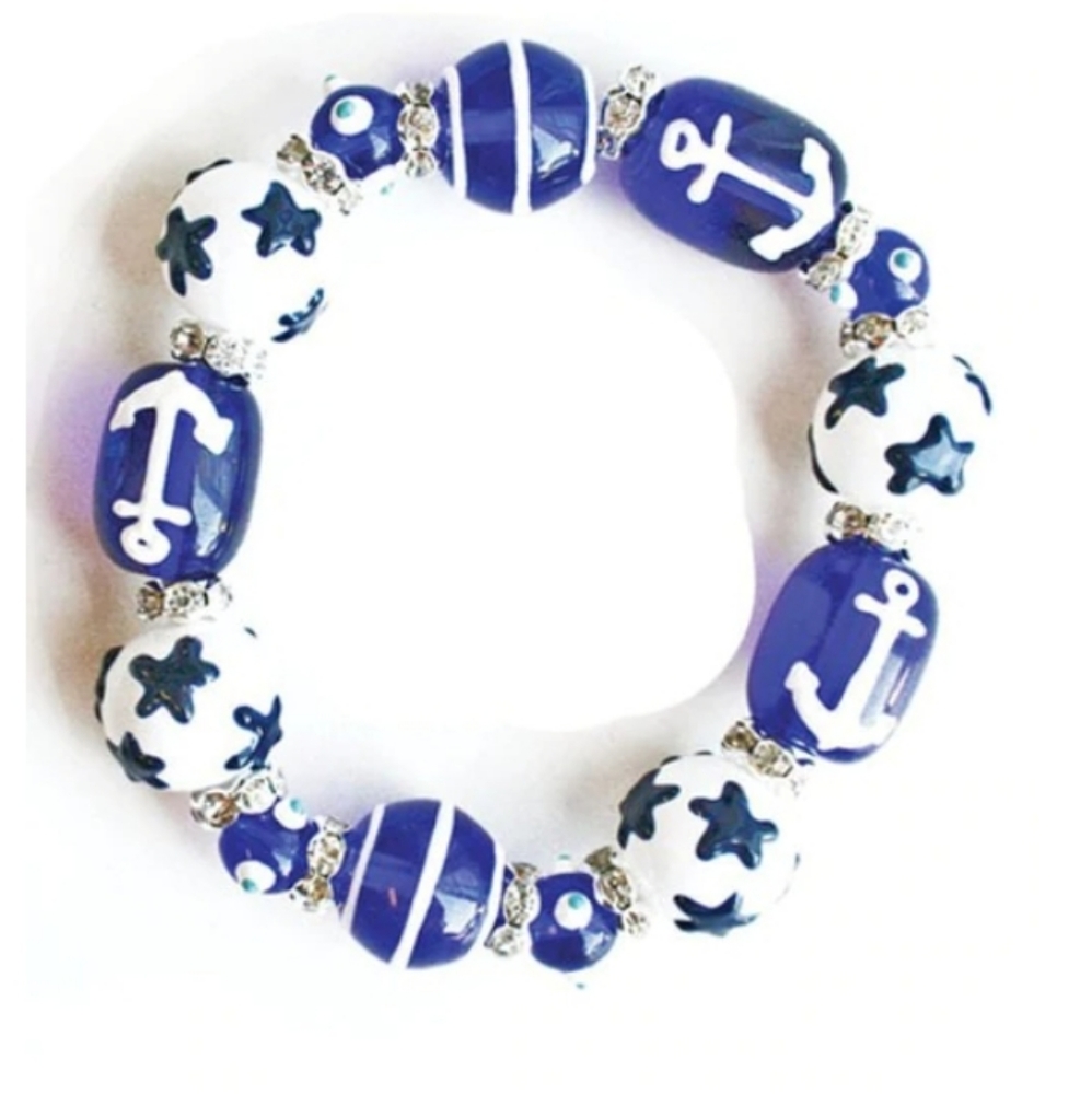 Rhinestone Glass Beaded Kate & Macy Bracelet